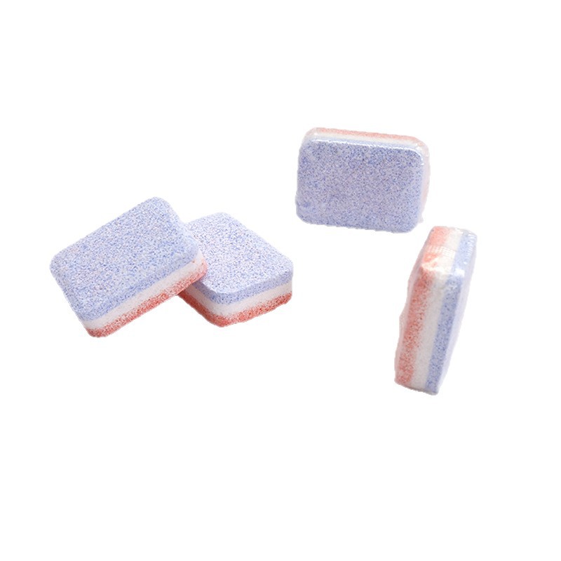 Cross-Border Temu Three-Color Dishwasher Dishwashing Block to Remove Oil and Decontamination Three-In-One Multi-Effect Dishwasher Special Cleaning Block