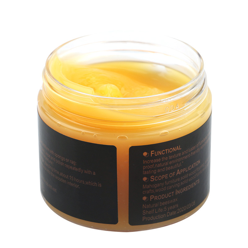 Cross-Border Popular Wholesale Beewax Wood Board Brightening Wear-Resistant Maintenance Wax Furniture Care Polishing Beeswax Floor Wax