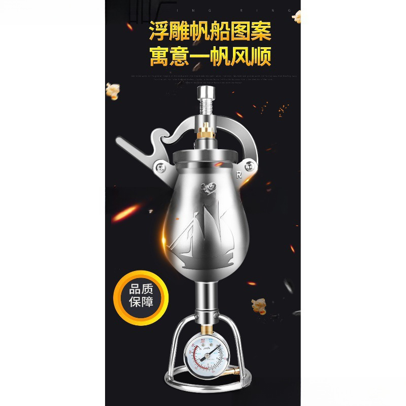 Old-fashioned traditional popcorn machine household small mini machine net red food amplifier hand crank others