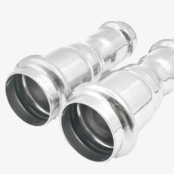 Different Diameter Straight-Through Joint 304 Stainless Steel Variable Diameter Clamp Double Clamp Pipe Fittings Cabinet Decoration Accessories Large and Small Heads