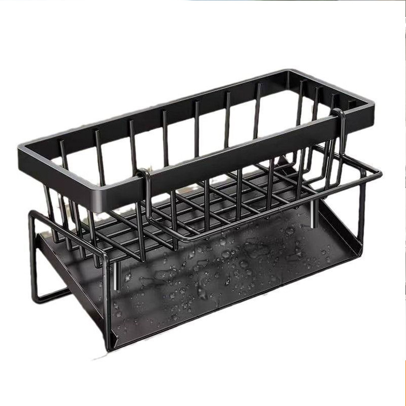 New Kitchen Rack Rag Rack Storage Drain Rack Faucet Sink Dishwashing Sponge Steel Ball Rack Wholesale