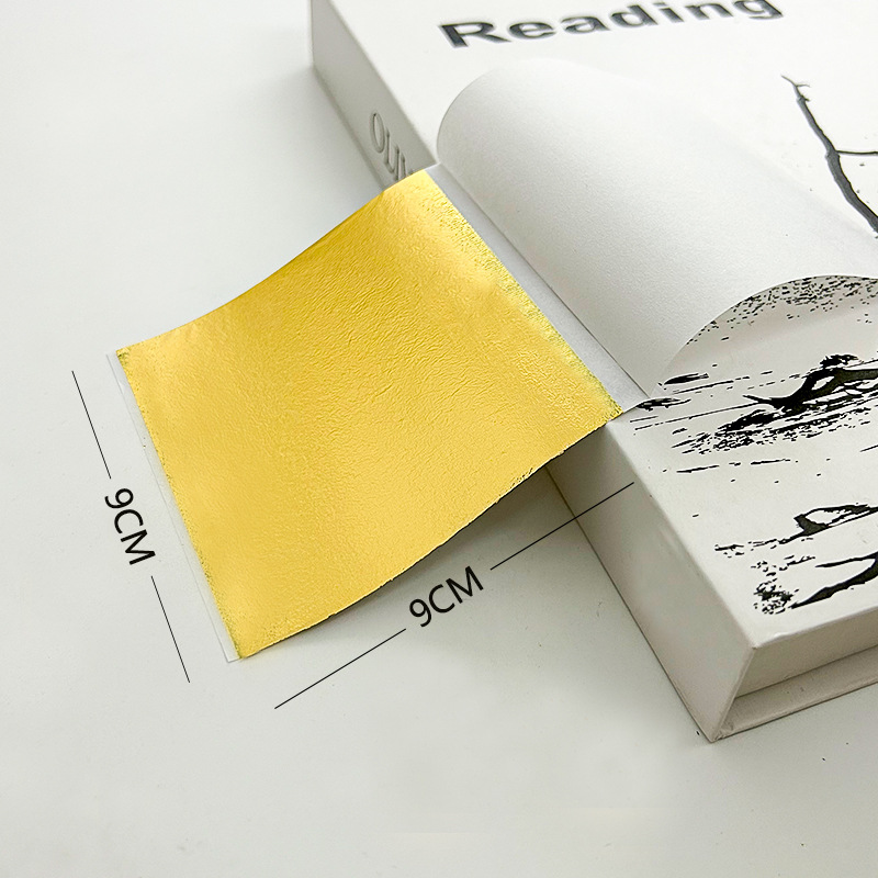 Cross-border special for imitation gold foil paper diy handmade epoxy Crystal mud crafts Buddha statue decoration gold foil paper 9cm