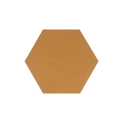 200*175*6mm cork message board self-adhesive hexagonal bulletin board display cork board