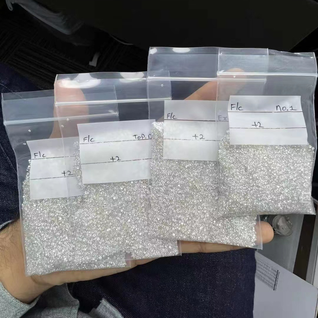 South Africa Natural Diamond Real Diamond Wholesale SLR Foot Reverse Stone Broken Diamond Bare Diamond Jewelry Jade Processing Inlaid Stone