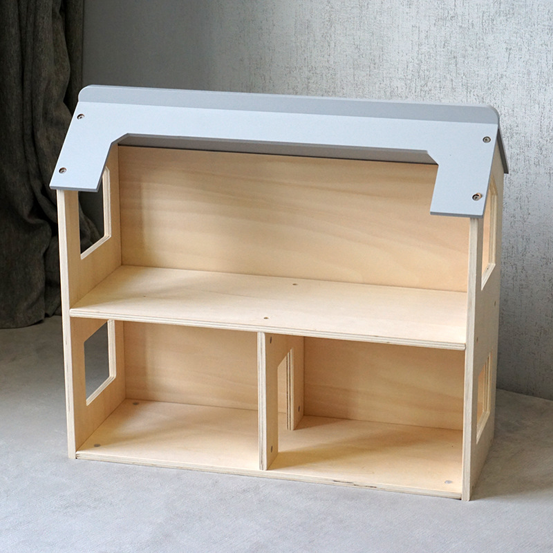 [В наличии] стиль бревна кукольный домик