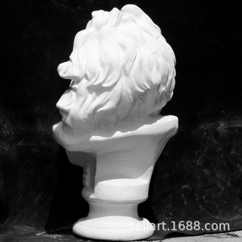 Marseille plaster statue art teaching aids model head portrait plaster statue decoration sketch sculpture portrait figure Marseille