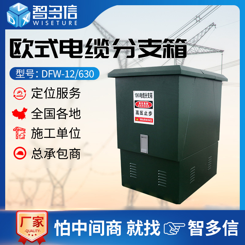 Кабельный ответвительный ящик 10KV DFW-12/630A один-в два три четыре пять шесть-выход наружный европейского стиля
