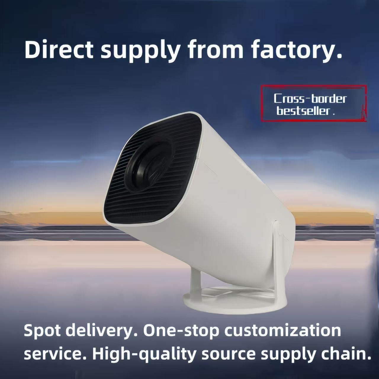 P30pro Cross-border New 4K WiFi HD Android 11.0 Bluetooth Portable Home Mini Projector Overseas