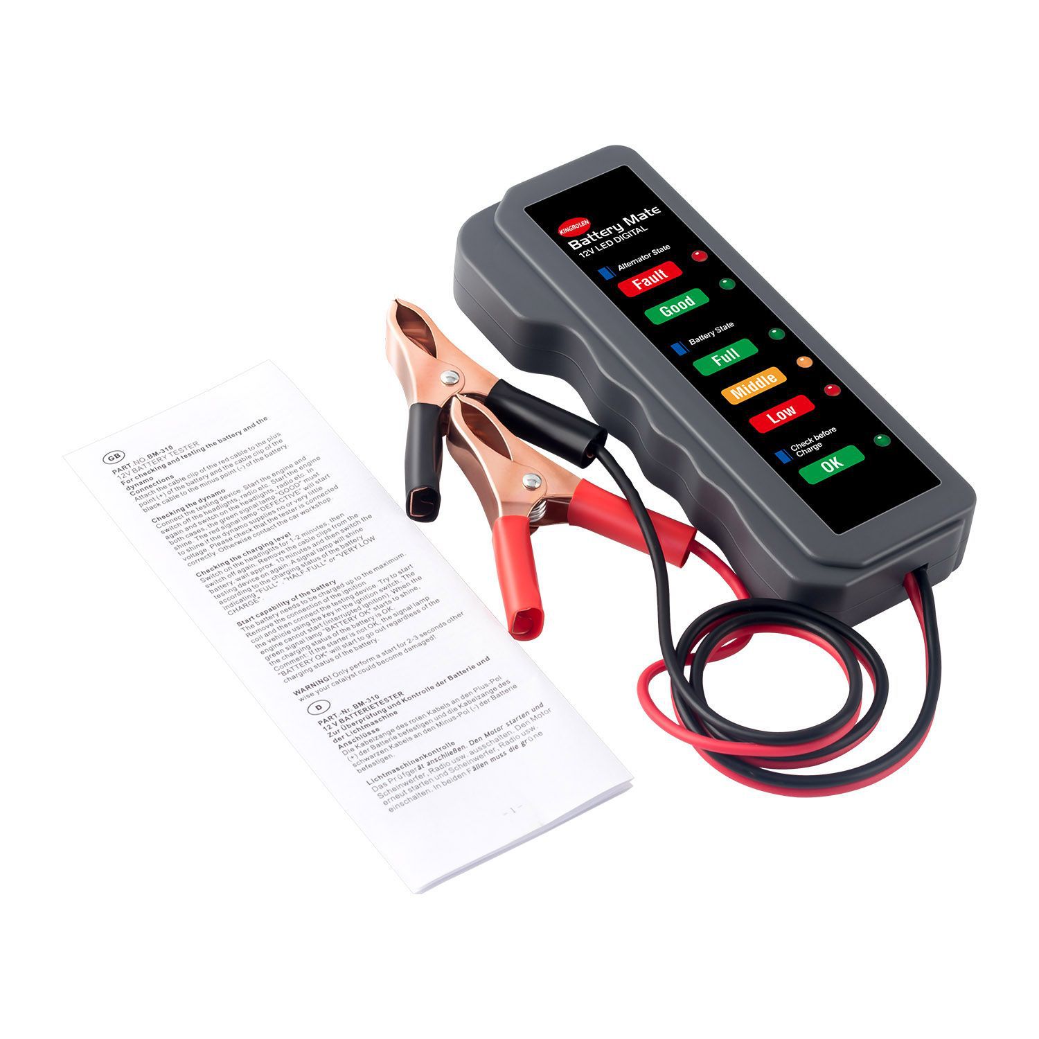 Car battery tester battery tester 12V battery tester foreign trade hot sale