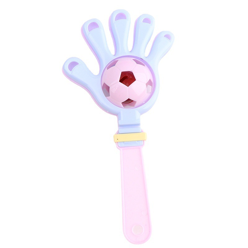 Children's football rattle racket Palm racket 0-3 years old infant parent-child interactive racket educational toy