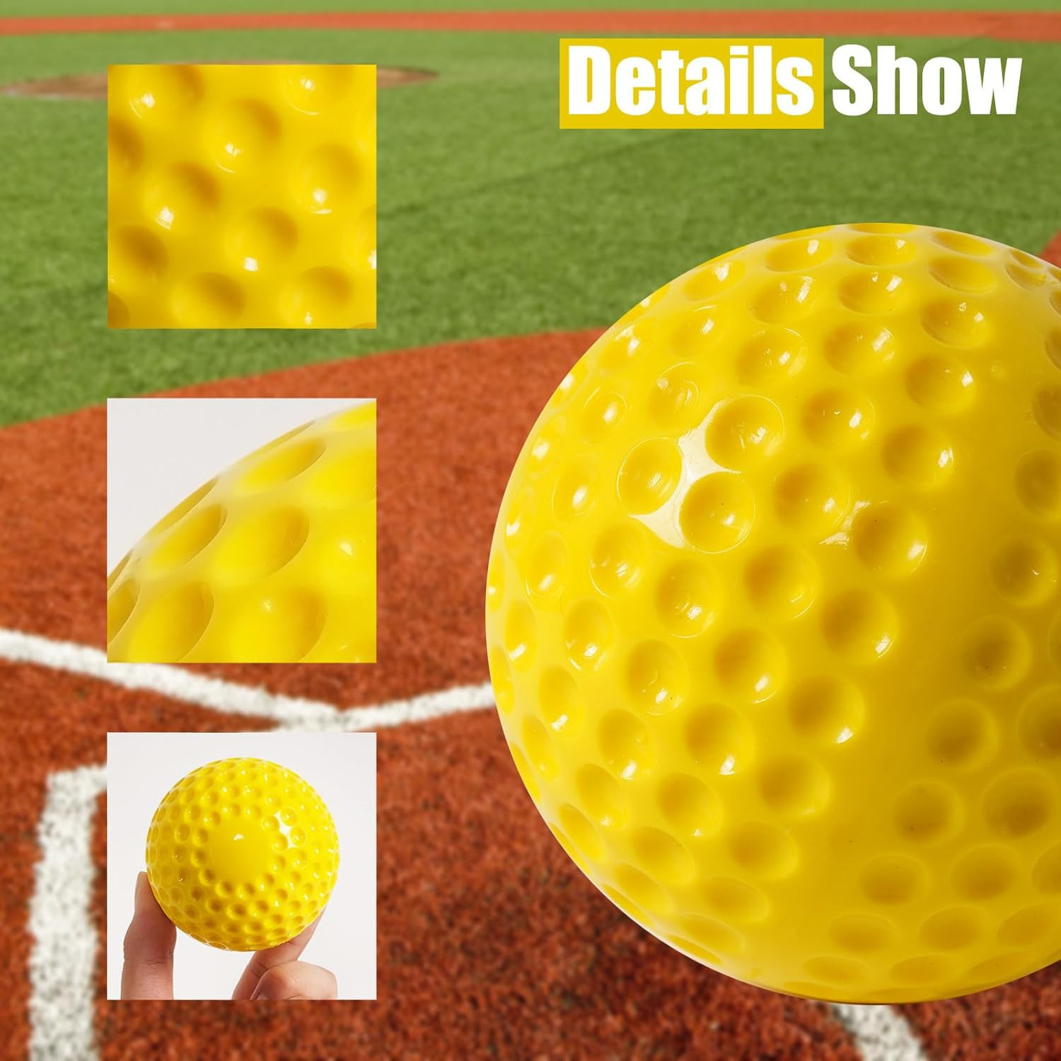 9 inch high quality service machine special concave hole baseball/softball resistant wear-resistant training machine to play baseball softball