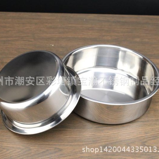 Factory direct stainless steel Pet Bowl pet cat bowl pet dog bowl pet food bowl