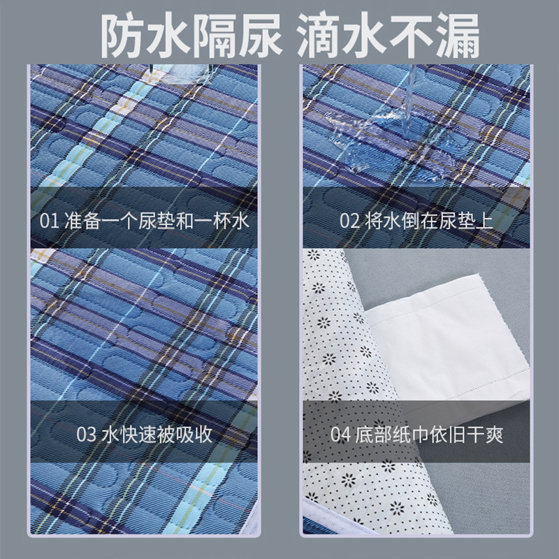 Wholesale Non-slip Diaper Mat Washable Waterproof Diaper Mat for the Elderly Auntie Mat Nursing Mat Newborn Mat