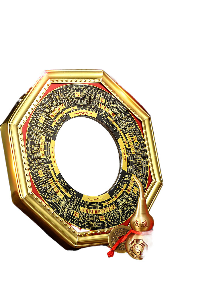 Bagua Mirror Convex Mirror Door Window Household Taiji Concave Mirror Balcony Flat Nine Palace Shop Home Decoration Pendant