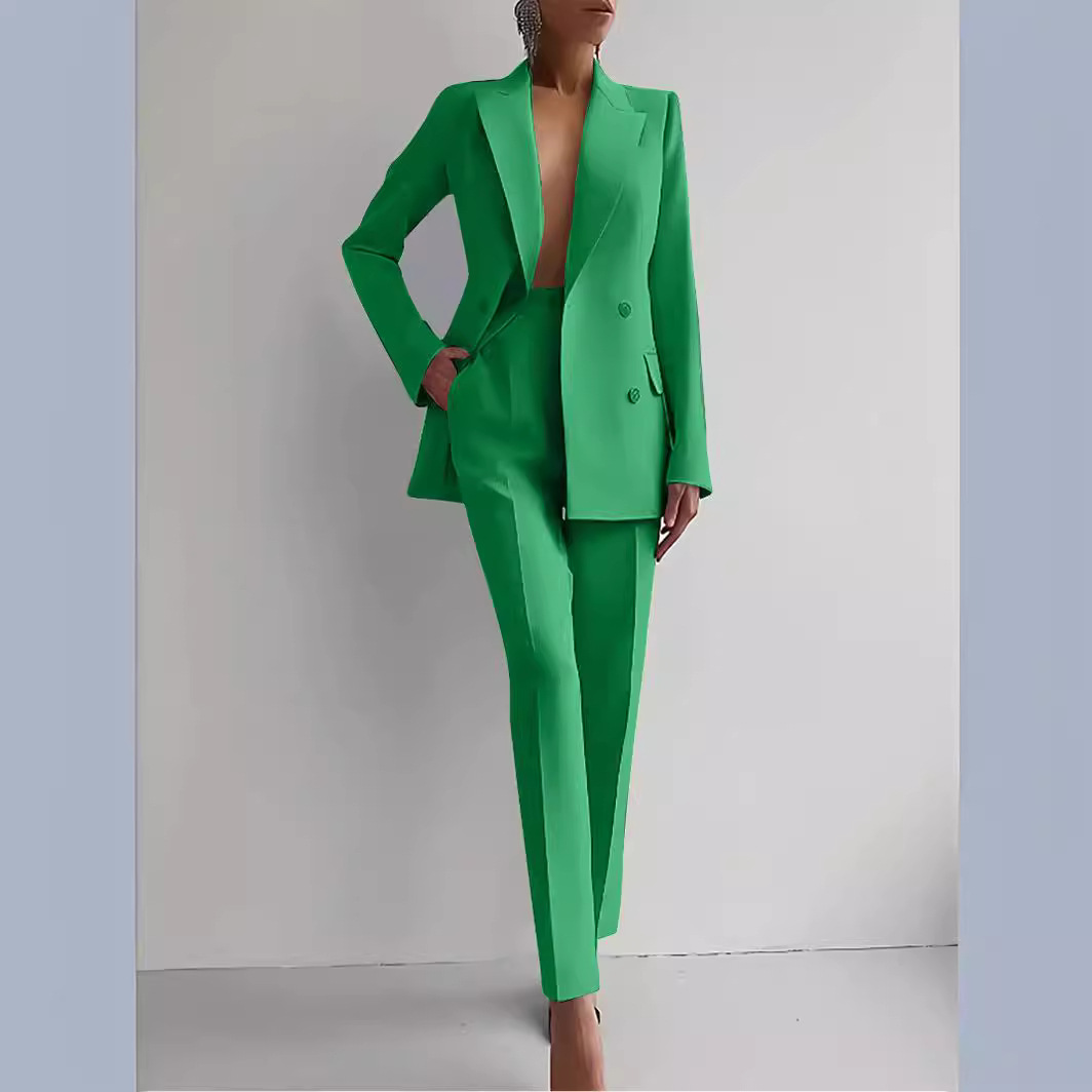2024 Spring Amazon Foreign Trade Cross-border Fashion Casual Business Wear Women's Suit suit