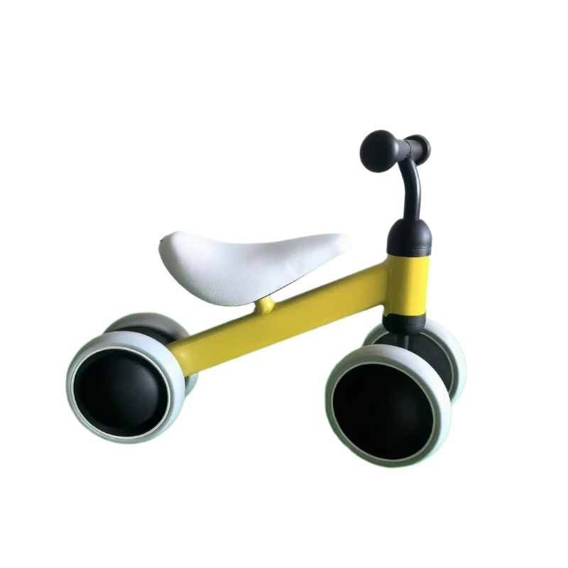 Baby Scooter Balance Car Without Pedals Baby Scooter Yo-Yo Car 1-2 Years Old Kidsren's Four-Wheel Scooter