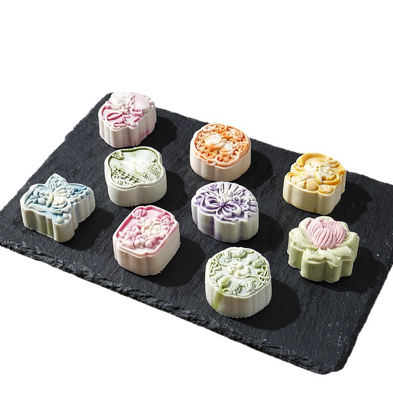 National Trend Ancient Style Peach Mountain Skin Mooncake New Chinoiserie Mid-Autumn Mooncake Corporate Gift Employee Welfare Mooncake Gift Box