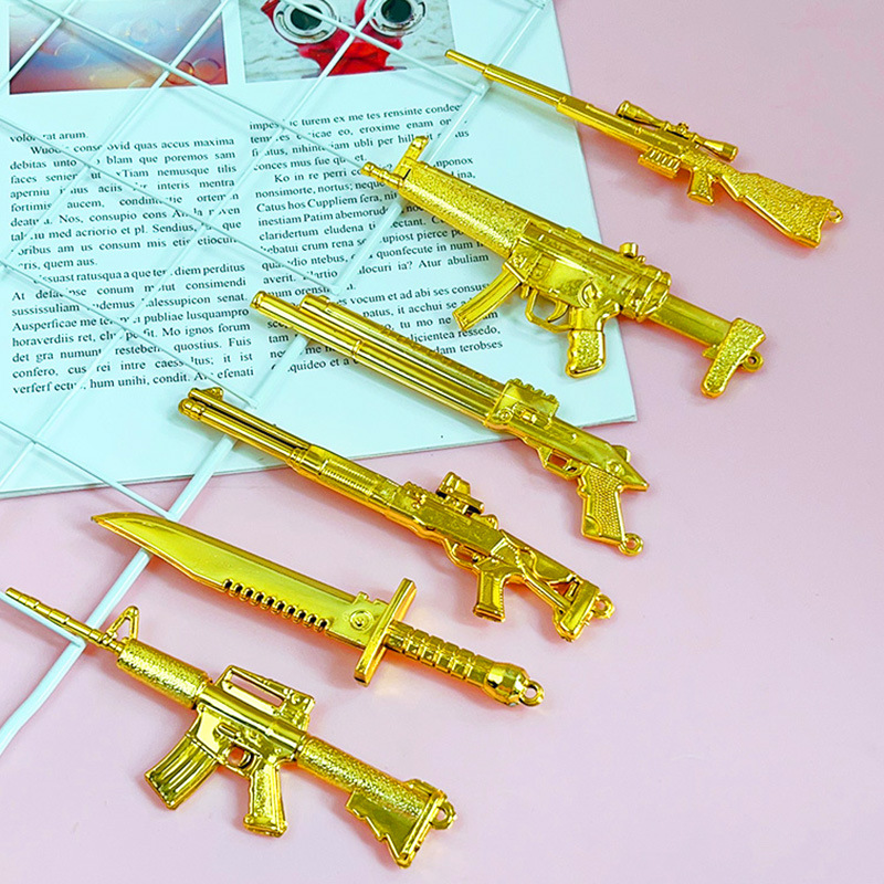 Children's mini weapon plastic sword weapon model kindergarten toy gun game gun small school hot sale