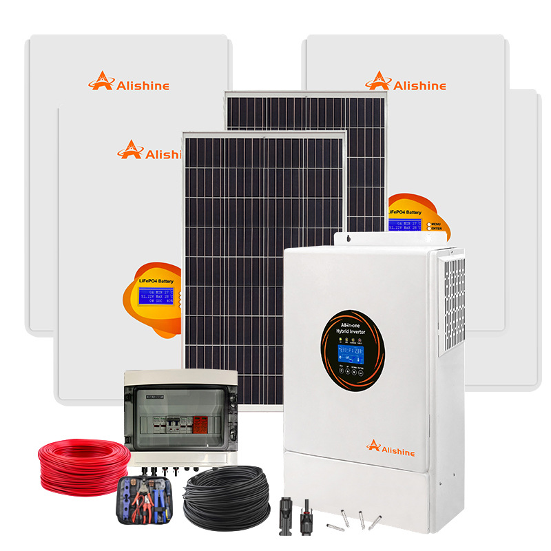 5KW-60KW full set of household photovoltaic energy storage system household backup energy storage power solar power supply system