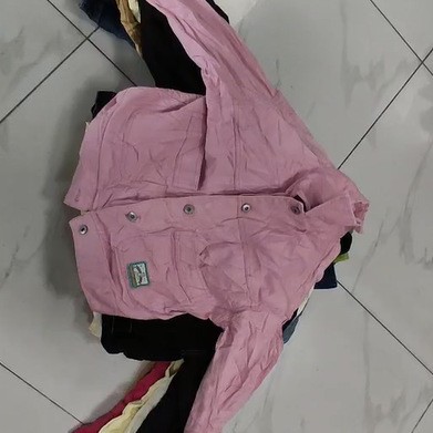 Вторичные вещи, старая экспортная джинсовая куртка, классическая, модная и прочная