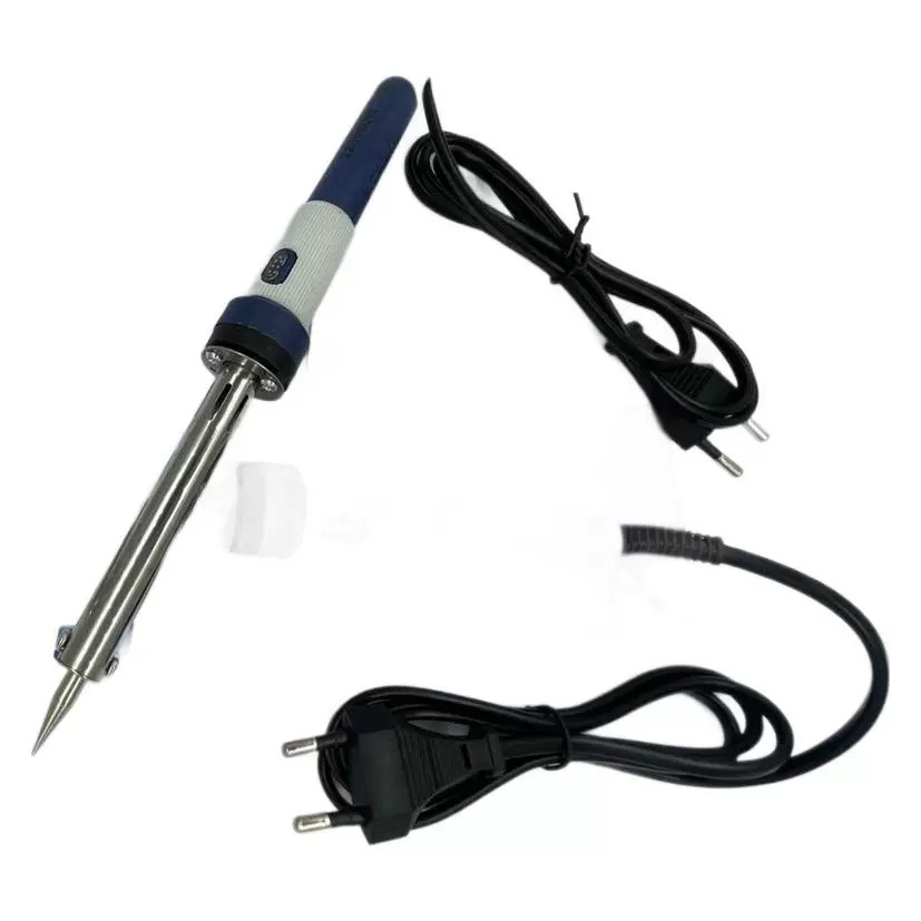 60W Electric Soldering Iron Welding Tool Household Handheld Electric Welding Pen External Heat Electric Iron Repair Tool with Light Soldering Iron