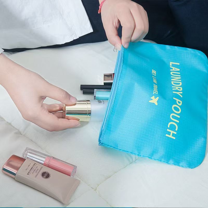 Travel Storage 6-Piece Set Oxford Cloth Cosmetics Bag Intimates Bra Organizer Cosmetics Bag Luggage Cosmetics Bag Six-Piece Set