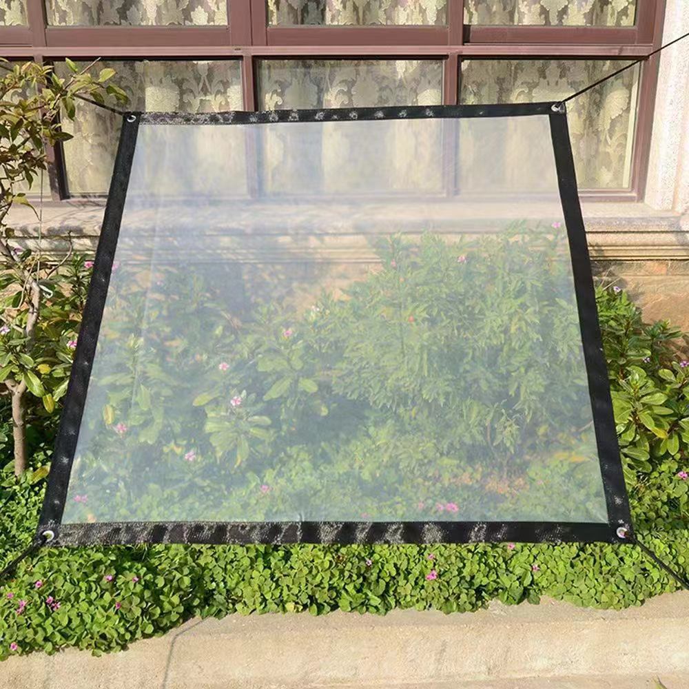 Transparent Multifunctional Rainproof Cloth PE Waterproof Tarpaulin Balcony Rain Shade Outdoor Windshield Plastic Cloth Cold Cross-border