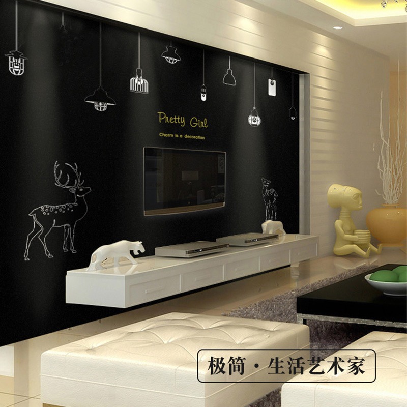 Blackboard Wall Magnetic Blackboard Kindergarten Graffiti Wall Adhesive Matte Wall Stickers Soft Green Board Teaching Writing Board Blackboard Stickers