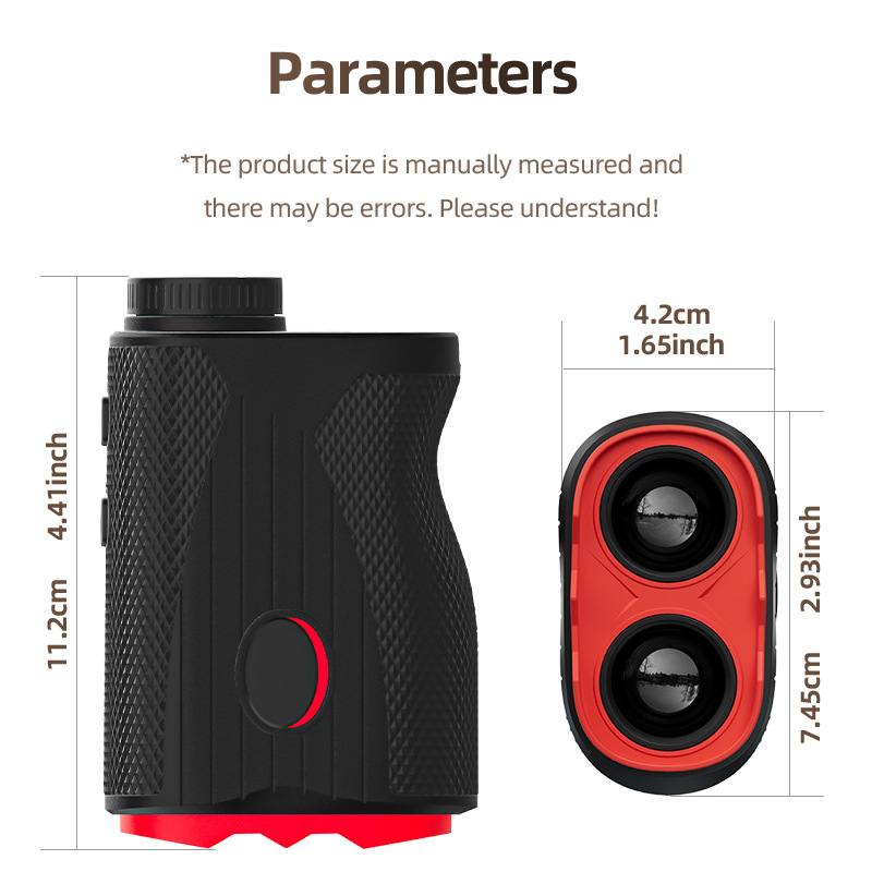 Golf rangefinder 1000 meters high precision outdoor telescope handheld portable laser rangefinder charging