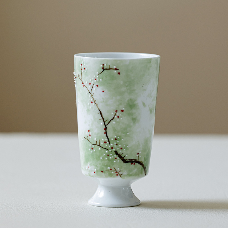 Ручная роспись керамической высокой ароматной чашки, изысканная чашка для мастера, одна чашка, домашняя чайная чашка, личная чашка, набор кунг-фу
