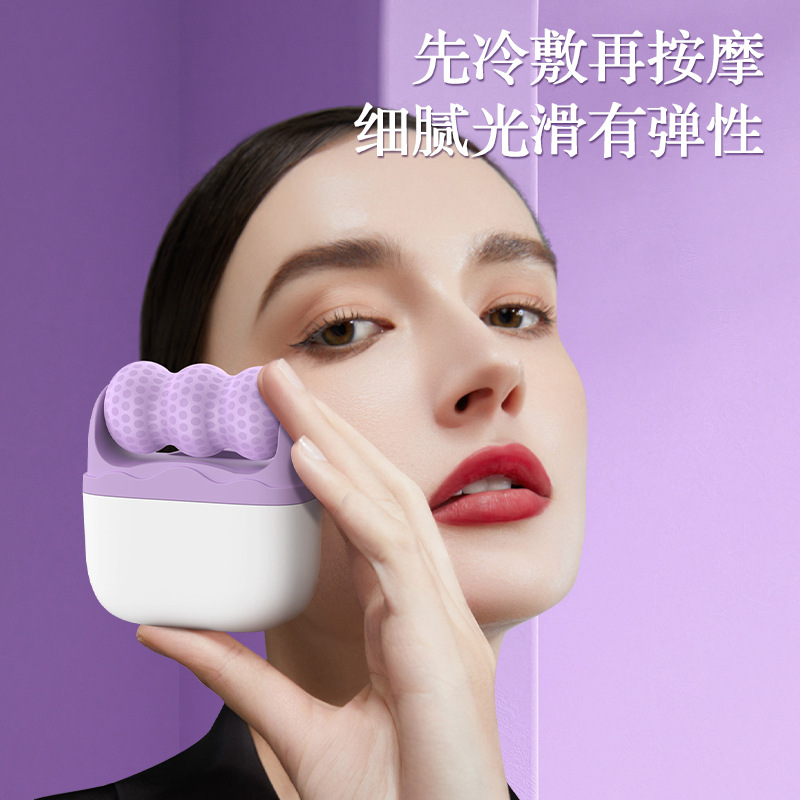 Cross-border face ice roller face-dressing ice cube massage face ice roller face-dressing ice mold ice face instrument