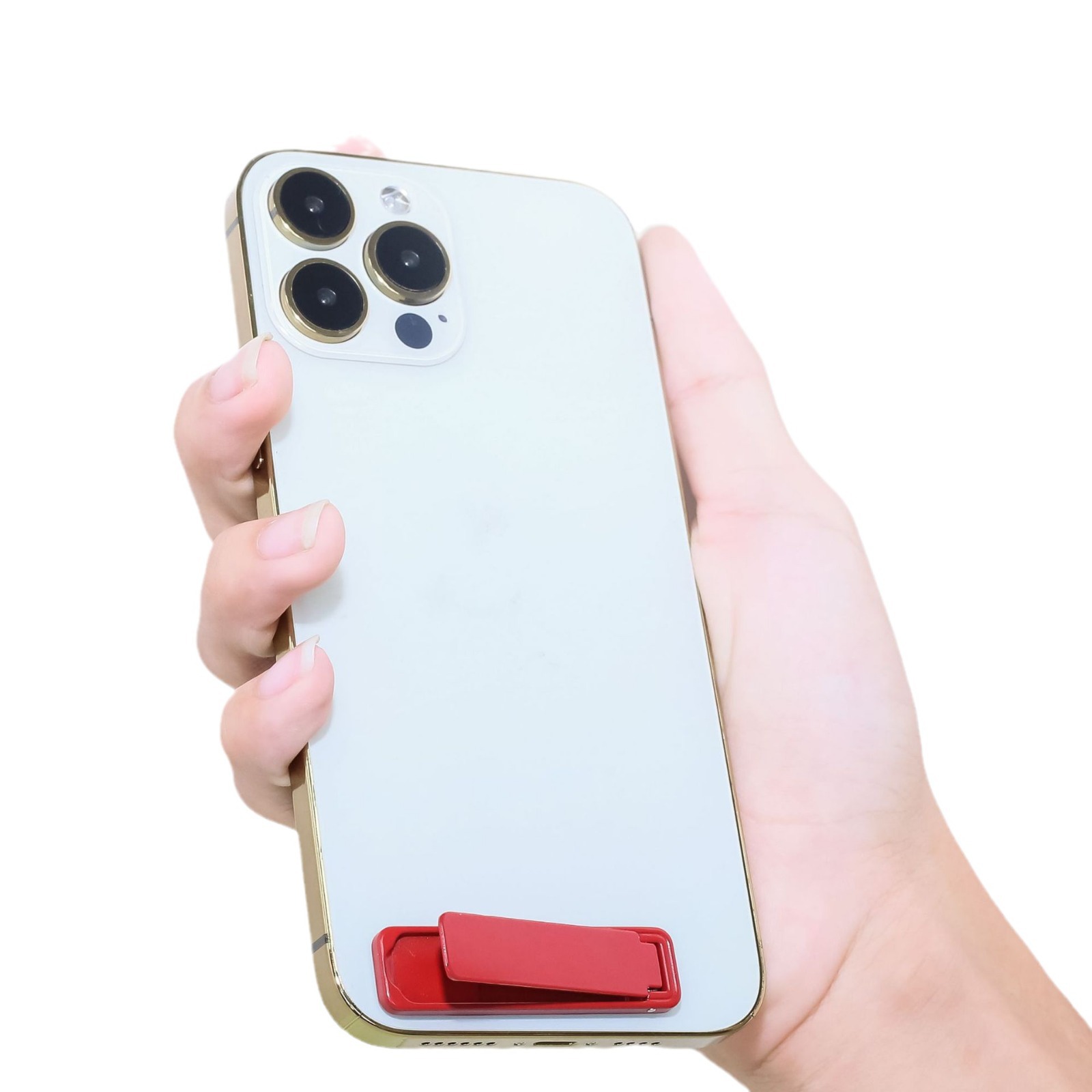 Mobile Phone Holder Multifunctional One-Word Clip Long Holder Neutral Ultra-Thin Mini Anti-Fall Mobile Phone Case Desktop Holder