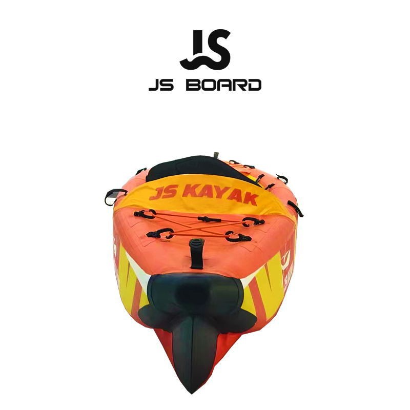 Js Kayak Double Inflatable Boat Fishing Boat Rafting Rubber Boat Assault Boat Canoe Rowing Boat