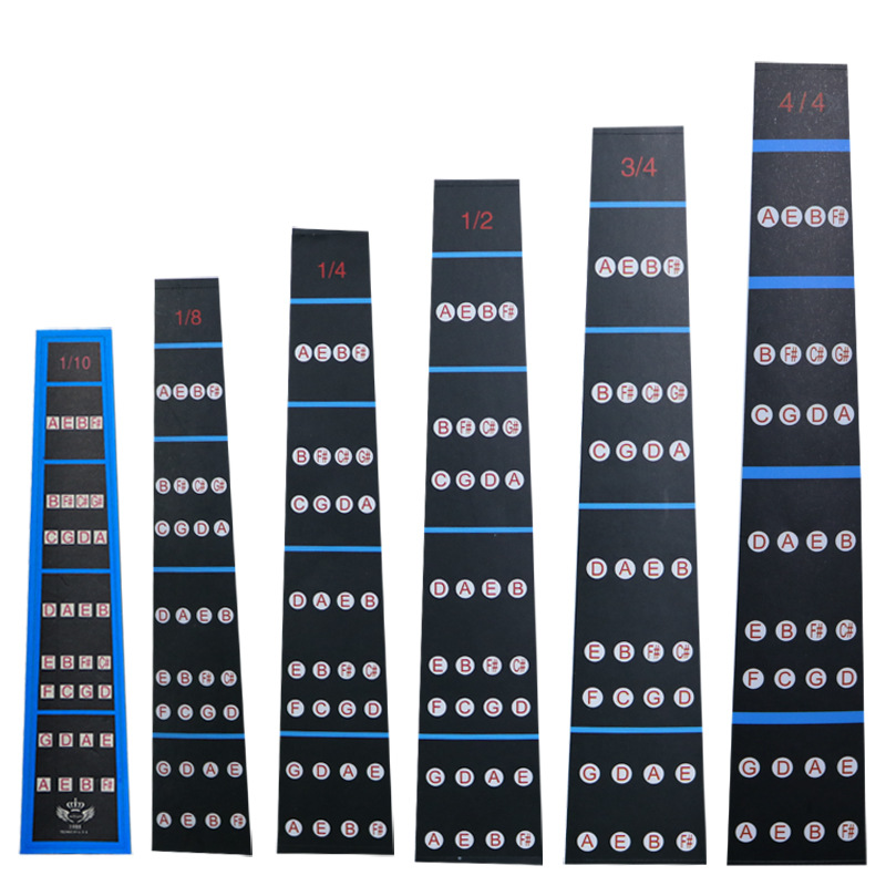 Finger board sticker for violin finger position sticker for violin finger position sticker for transparent fingering exercise trainer scale sticker