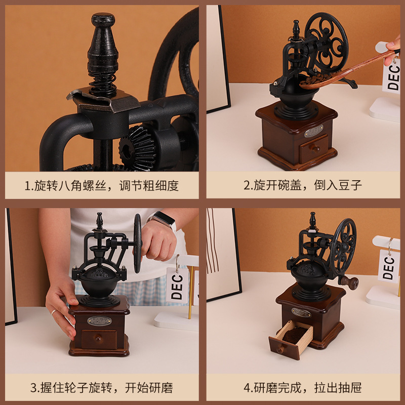 Manufacturer Wholesale Portable Hand Coffee Grinder Coffee Coffee Grinder Hand Coffee Grinder Supports Oem