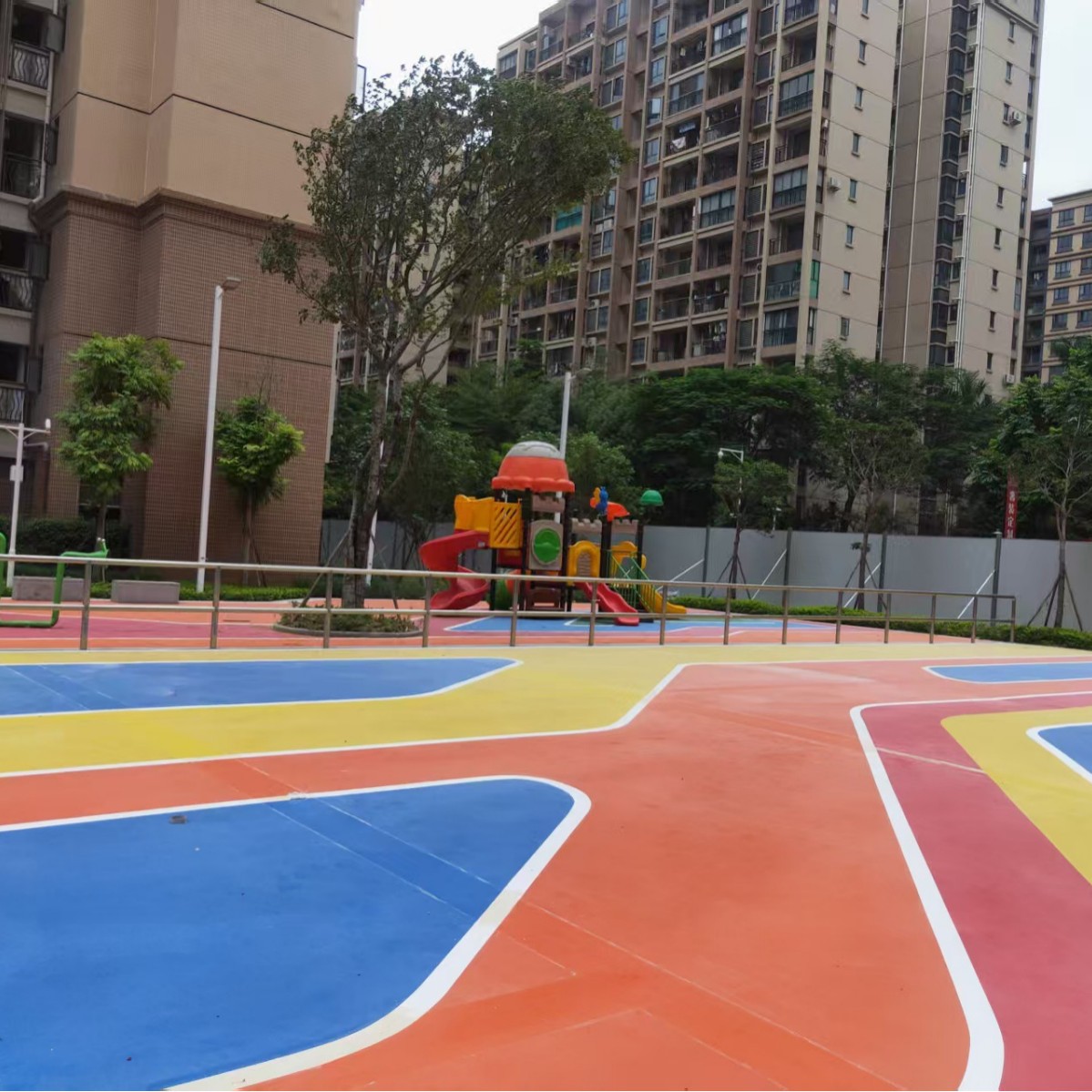 EPDM elastic plastic surface, runway, EPDM fitness trail, playground plastic surface material manufacturers