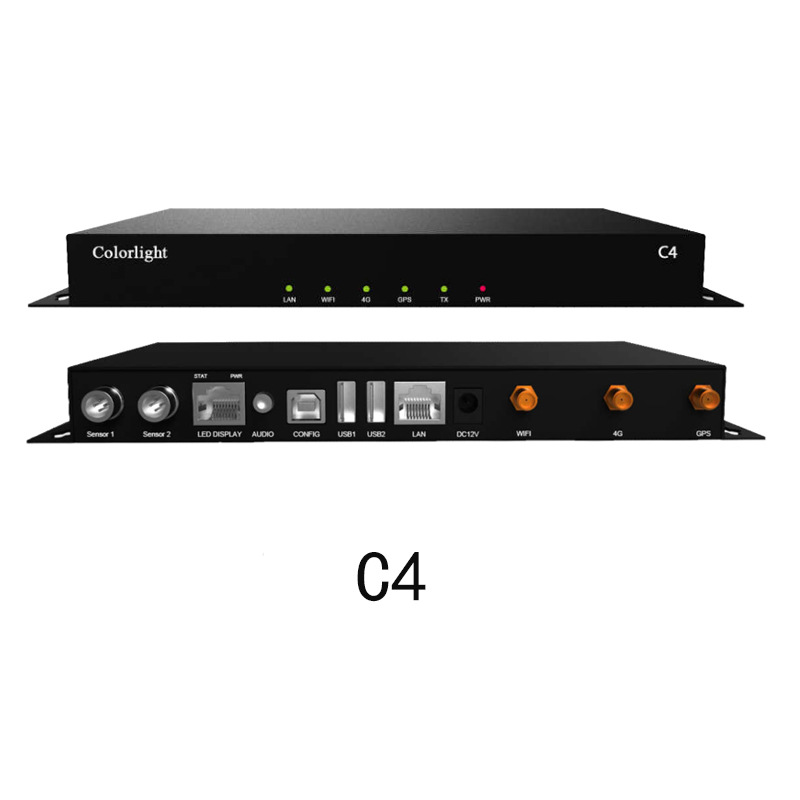 Carlette C4 small color cloud play box full color LED display advertising screen asynchronous networking offline player