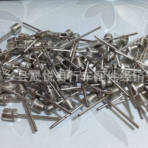 Stainless steel metal air needle basketball football ball needle miniature small pump accessories American air nozzle air needle
