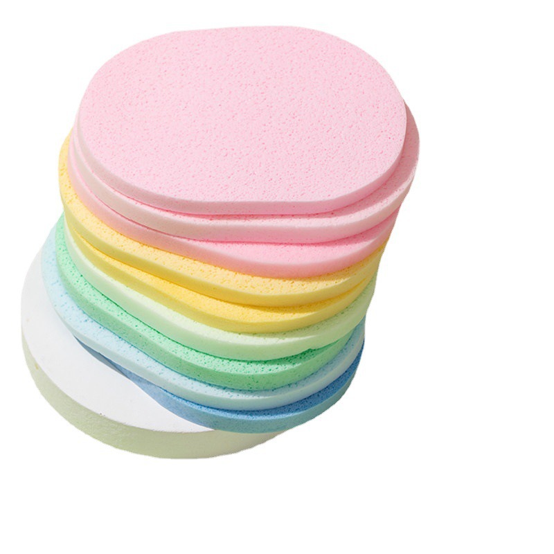 PVA oval face puff wholesale source manufacturers soft and delicate Makeup Remover Cleansing puff cleaning sponge Puff powder puff