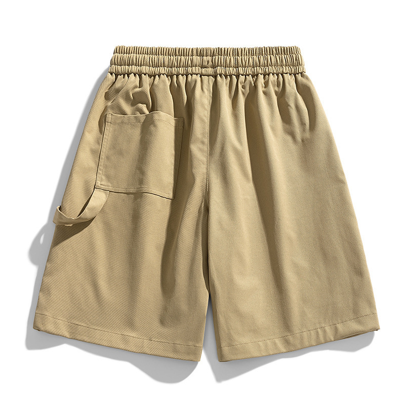 American Style Simple Design Sense Shorts Men's 2024 Summer Straight Pants Simple Comfortable All-match Sports Pants