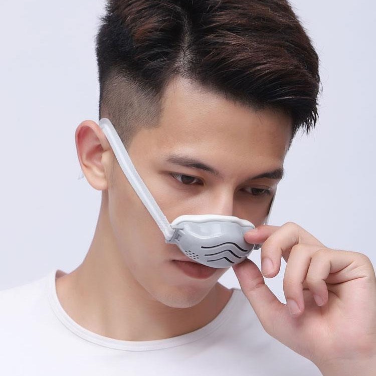 Двойная клапанная маска для носа, пылезащитная, для электрической сварки, от тумана, аллергии, копоти, пыльцы, маска из нетканого материала, фильтр для взрослых и детей