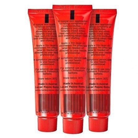 Australian Natural Papaya Cream 25g Lip Balm Moisturizing Lip Mask