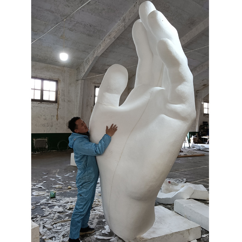 Large glass steel beauty relief foam sculpture wedding carving portrait design imitation landscape outdoor sculpture ornaments
