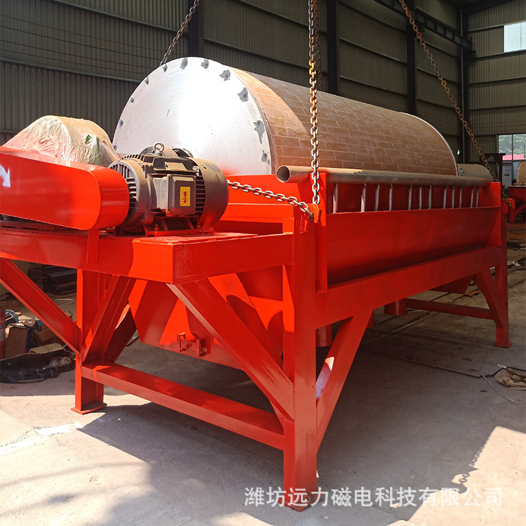 Permanent Magnetic Cylinder Magnetic Selection Machine Semi-Reverse Flow Iron Mine River Sand Magnetic Selection Equipment Strong Magnetic Lower Smooth Flow Ctbs Magnetic Selection Machine