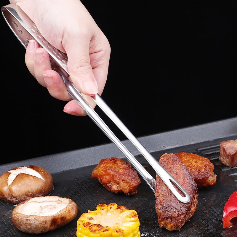 Korean barbecue clip stainless steel clip barbecue clip kitchen extended food food clip barbecue shop special steak clip