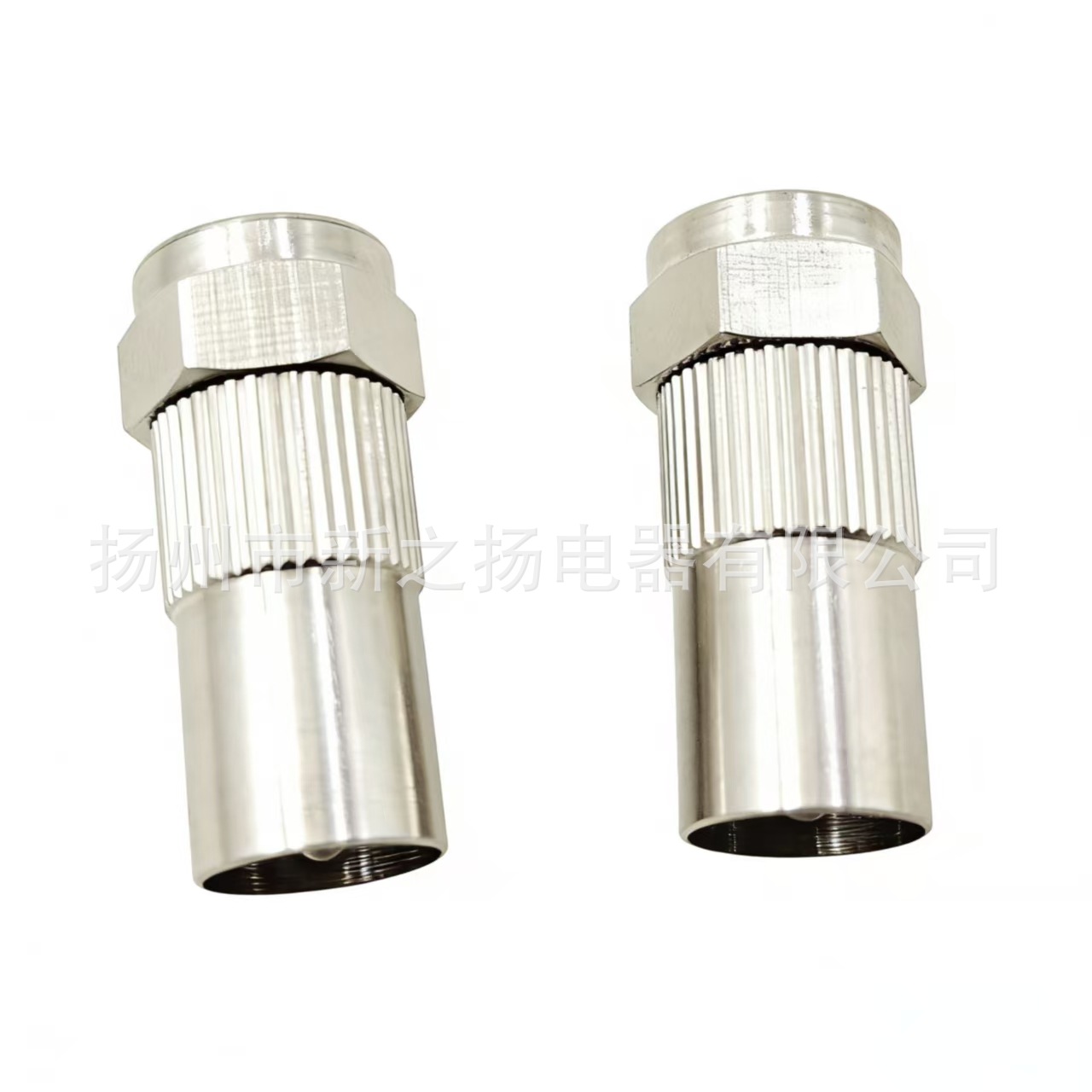 Factory Direct Supply Cable Tv Connector All-Copper Polished F British Male to Tv Male 9.5Rf Male to F Male
