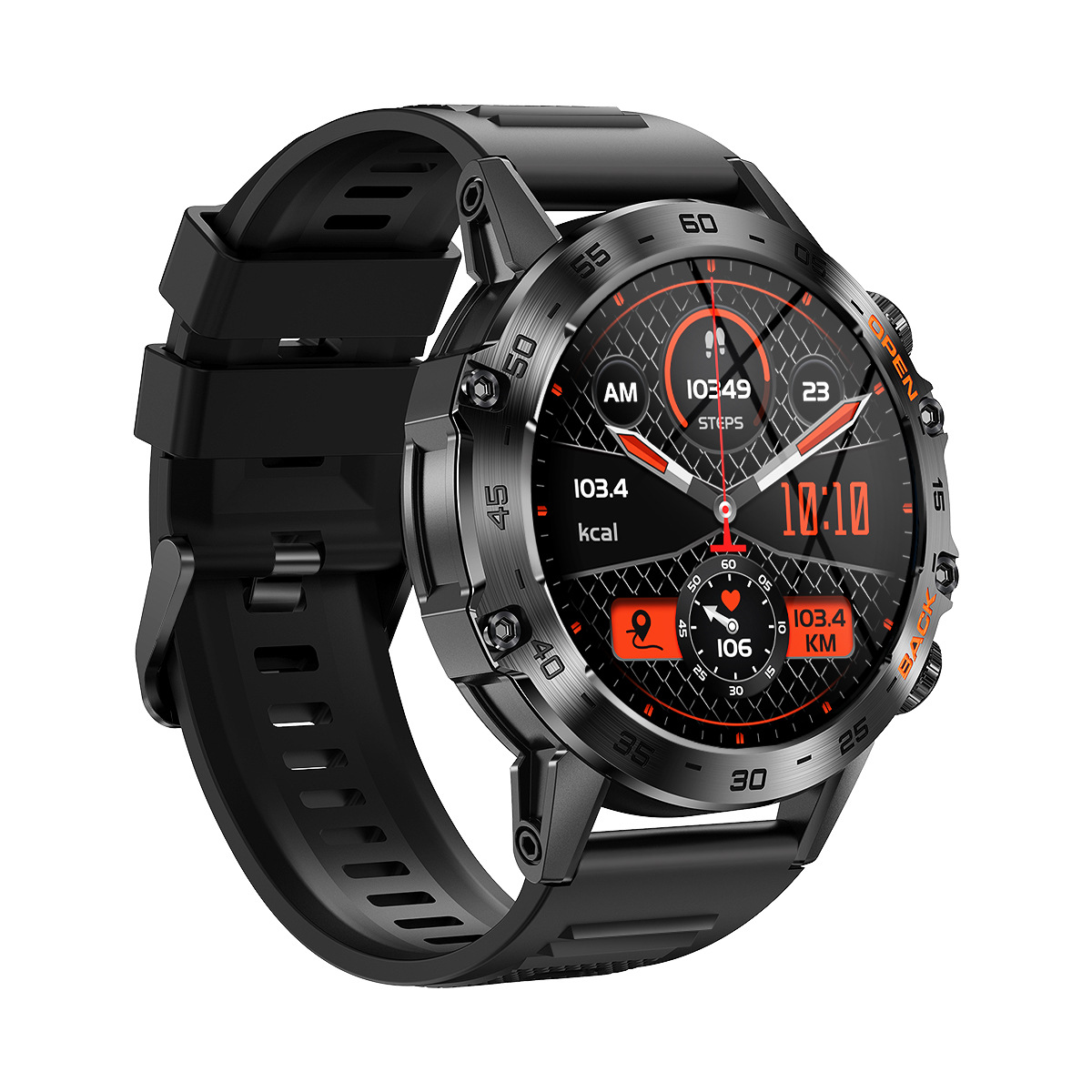 New K52 Bluetooth call smart watch ultra-long standby heart rate blood oxygen outdoor Three-proof sports Smart Watch