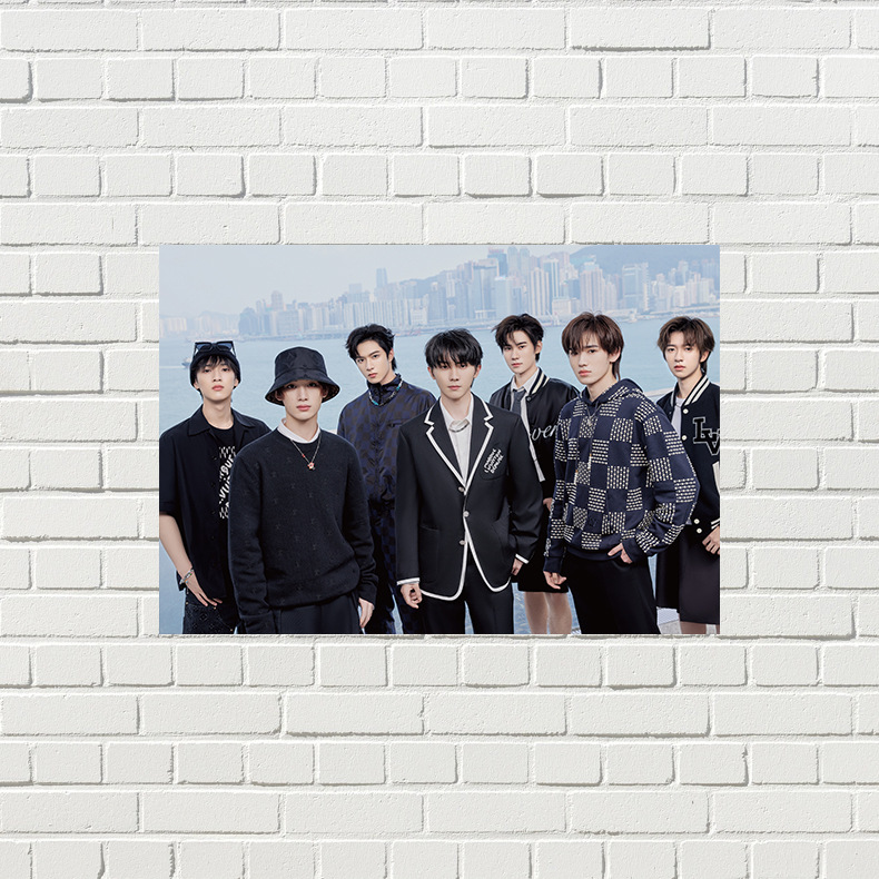 Times Youth League Poster opp Bag 1 Set of 8 Liu Yaowen Ding Chengxin Photo Dormitory Wall Stickers