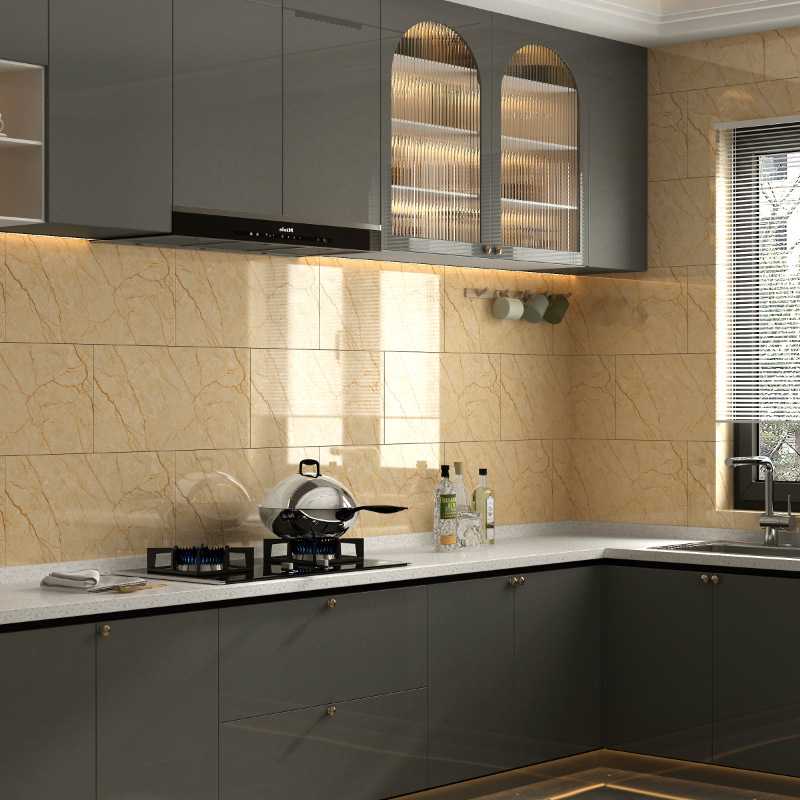 Aluminum-plastic board self-adhesive wall stickers ceramic tile wall kitchen bathroom waterproof and moisture-proof decorative wall panel 3d three-dimensional stickers