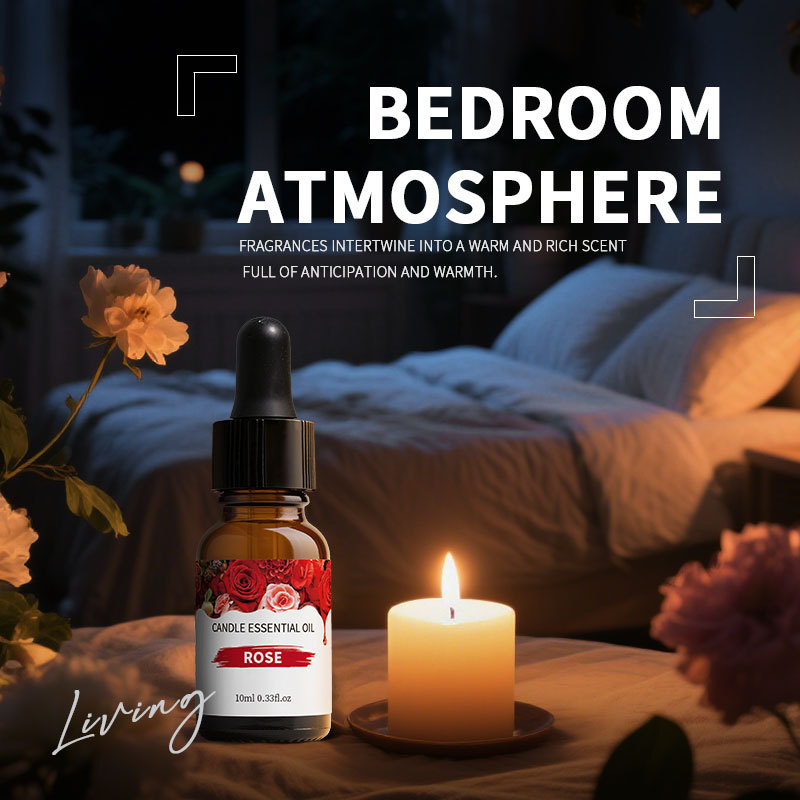 Cross-Border Exclusive Supply of Candle Essential Oils, Aromatherapy Essential Oils 10ml Bottle Fragrance Oil DIY 10ml